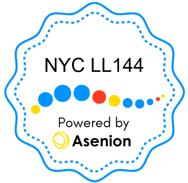 NYC Local Law 144 bias audit certification, powered by Asenion